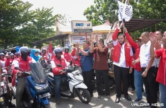 Wali Kota Padang Fadli Amran Meresmikan Peluncuran Aplikasi Transportasi Online Josal, Selasa (17/3/2026)