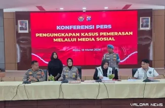 Konferensi Pers Polda Sumbar. (Dok. Humas Polda Sumbar)