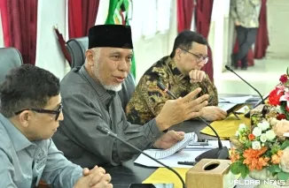 Mahyeldi paparkan R3P Sumbar kepada Komisi I DPR RI, kebutuhan dana Rp21,4 triliun untuk pembangunan pascabencana Sumbar