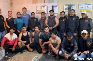 Tim II Monev KONI Sawahlunto melakukan kunjungan kerja dan peninjauan persiapan atlet di tempat latihan cabang olahraga PABERSI, Wisma Arga I Pondok Batu, Jumat. (humas koni sawahlunto)