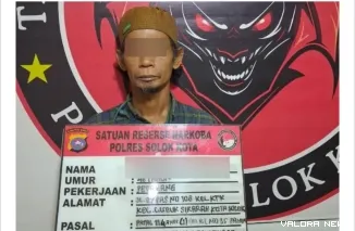 Polisi menangkap seorang terduga pemakai sabu-sabu di pinggir Jalan Dt. Perpatih Nan Sabatang, Kelurahan Aro IV Korong, Kecamatan Lubuk Sikarah, Kota Solok
