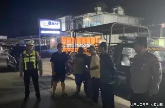 Razia balap liar Polsek Koto Baru Dharmasraya Minggu dini hari amankan motor tanpa pelat nomor