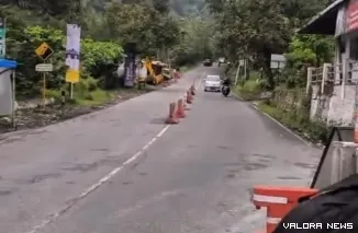 pantauan arus Lalin di Kawasan Lembah Anai. (Dok. Satlantas Polres Padang Panjang)