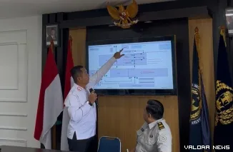 Kepala Rutan Kelas IIB Padang May Yudiansyah Saat Menggelar Rapat Mengantisipasi Lonjakan Pengunjung Saat Hari Raya Idul Fitri (*)