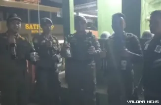 Minuman beralkohol diamankan Satpol PP Padang saat razia Ramadan.