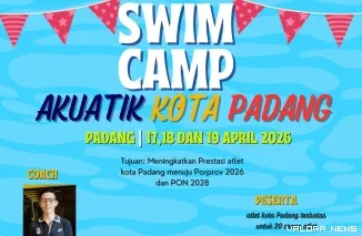 Akuatik Kota Padang Gelar Swim Training Camp Dengan Menghadirkan Mantan Perenang Nasional (*)