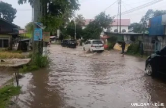 Banjir yang melanda kawasan Batipuh. (Dok. Ist)