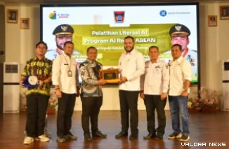 Wali Kota Padang Fadly Amran Sesuai Membuka Pelatihan AI Bagi Bagi 500 Kepala Sekolah se-Kota Padang (*)
