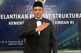 Dr. H. M. Rifki, M.Ag resmi dilantik sebagai Kepala Kantor Wilayah Kementerian Haji dan Umrah Provinsi Sumatera Barat