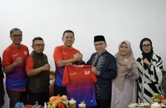 Wakil Wali Kota Padang Maigus Nasir Menerima Ketua Pelaksana BOM Run 2026(*)