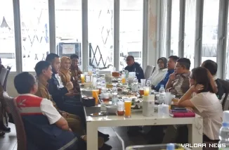 Wali Kota Padang Saat Bertemu Sekjen Kemenlu RI Denny Andi, Senin (13/4/2026)