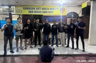 Tersangka berinisial MA (49) ditangkap di kediamannya di Jorong Balai Janggo, Nagari Pagaruyung, Kecamatan Tanjung Emas, Kabupaten Tanah Datar