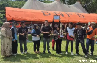 tim Desa Tangguh Bencana (Destana) Kubang Tangah, raih prestasi membanggakan dengan meraih Juara Umum dalam kegiatan Penguatan Kapasitas Kawasan untuk Pencegahan dan Kesiapsiagaan Bencana Tahun 2026 tingkat Kota Sawahlunto. (humas)
