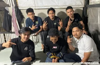Pelaku yang berhasil diamankan Tim Opsnal Unit Reaksi Cepat (URC) Satreskrim Polres Tanah.