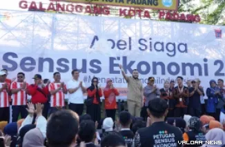 Wali Kota Padang Fadly Amran Seusai Memimpin Apel Siaga Sensus Ekonomi 2026, Rabu (17/6/2026)