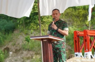 Komandan Korem 032/Wirabraja, Brigjen TNI Aji Mimbarno