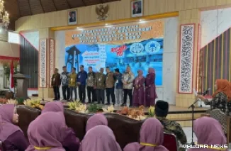 Pengurus Ikatan Alumni SMA 1 Landbouw (IASMA) Bukittinggi Wilayah Sumbar Masa Bakti 2026-2029 jelang dilantik di Istana Bung Hatta, Bukittinggi, Sabtu. (humas)