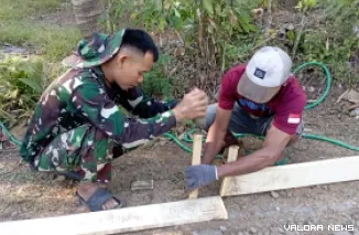Semangat gotong royong desa Cukil Kecamatan Semarang