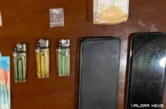 Barang bukti yang berhasil diamankan.