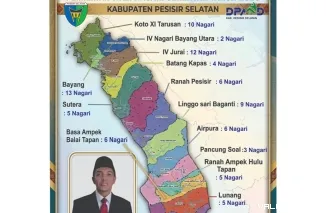93 Nagari yang akan melaksanakan pilwana pada Oktober 2026 mendatang. FOTO: Dok Dinas PMD Pessel