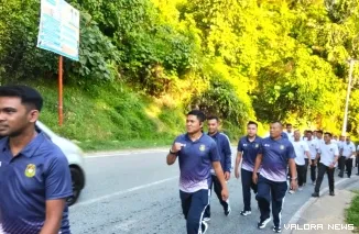Long March security KAI Sumbar sejauh 8 kilometer