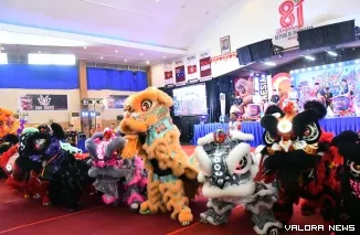 Penampilan Salah Satu Peserta Lion Dance (*)