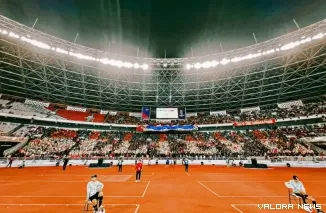 6.000 Suporter Bentuk Mural BELIEVE Dukung Timnas Indonesia