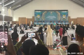 Lokasi lomba Seni Kaligrafi Al-Qur'an Musabaqah Tilawatil Quran (MTQ) Nasional XXXI di Semarang. (humas)