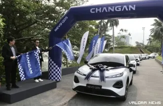 Changan Indonesia mulai menyerahkan unit Changan Nevo Q05 kepada konsumen yang telah melakukan pemesanan sejak mobil listrik tersebut diperkenalkan di Gaikindo Indonesia International Auto Show (GIIAS) 2026.