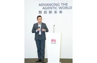 Solution launch by Han Zhenxing, President of Huawei Intelligent Collaboration Domain. (Dok. Antara)