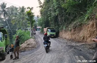 Perbaikan dan pemeliharaan jalan di Sawahlunto