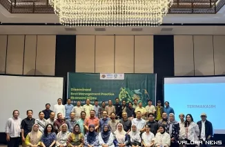 Para Peserta Kegiatan Diseminasi Best Management Practice Ekonomi Hijau di Sumbar, Jumat (23/10/2026)