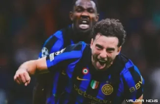 Inter Milan mengamankan kemenangan 1-0 atas Shakhtar Donetsk pada laga ketiga Liga Champions di Giuseppe Meazza, Kamis, meski harus bermain dengan 10 orang sejak menit ke-68.