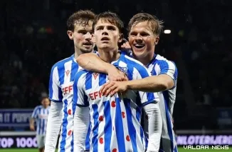 Heerenveen meraih kemenangan telak 4-0 atas Excelsior pada pekan kesembilan Liga Belanda di Stadion Abe Lenstra, Heerenveen, Jumat waktu setempat
