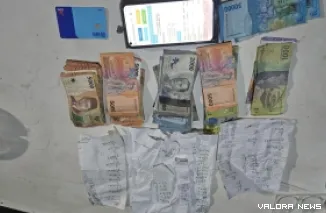 Barang bukti yang berhasil diamankan.