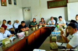 Kepala Dinas Pariwisata Pasaman Barat, Sukarni memimpin rapat persiapan Rang Mudo Fest 2026 di Ruang Rapat Sekretaris Daerah Kabupaten Pasaman Barat, Rabu. (robi irwan)