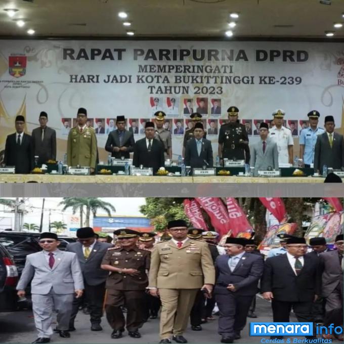 Rapat Paripurna hari jadi Bukittinggi ke 239