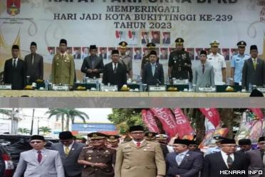 Rapat Paripurna hari jadi Bukittinggi ke 239