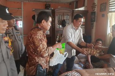 Aksi Solidaritas Polres Payakumbuh Berikan Bantuan Kepada Petugas KPPS Yang Sakit