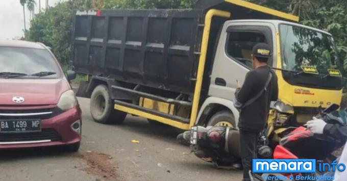 Naas ! Kecelakaan  Motor dengan Truk di Limapuluh Kota, Pengendara Motor Meninggal Dunia