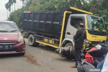 Naas ! Kecelakaan  Motor dengan Truk di Limapuluh Kota, Pengendara Motor Meninggal Dunia