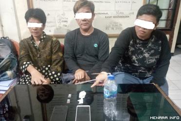 Tangkap Kurir Sabu, Sat Narkoba Polres Payakumbuh Amankan Tiga Orang Tersangka