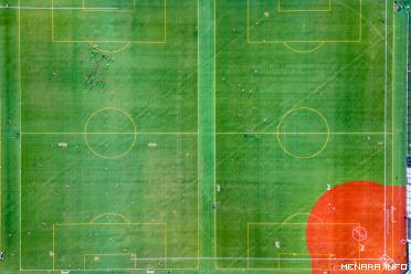 Ilustrasi lapangan sepak bola
