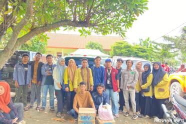 Mahasiswa UIN. Sjech  M. Djamil Djambek melakukan tanggap bencana di Bukik Batabuah, Kabupaten Agam