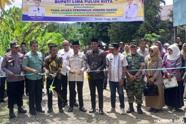 Plt Danramil 07 Kapur IX Hadiri Pemekaran Jorong di Nagari Durian Tinggi Oleh Bupati 50 Kota