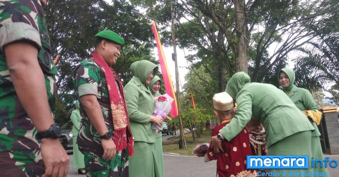 Kunjungan Danrem 032/Wirabraja Brigjen TNI Wahyu Eko Purnomo, S.I.P, ke Kodim 0304/Agam