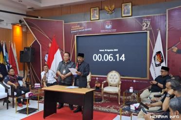 Resmi Ditutup, Cagub dan Cawagub Provinsi Sumatera Barat Dua Pasang