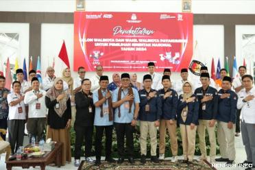 Usung Payakumbuh Mendunia, Supardi-Tri Venindra Resmi Daftar ke KPU Payakumbuh