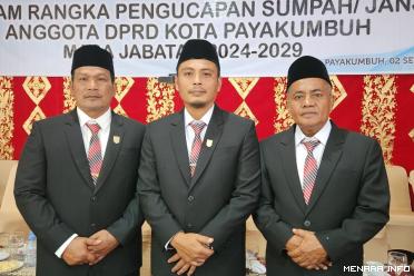 3 Kader Partai PPP Resmi Dilantik Sebagai Anggota DPRD Kota Payakumbuh