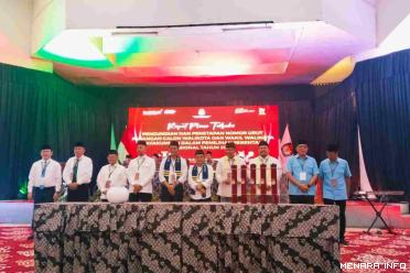 KPU Kota Payakumbuh Gelar Pengundian dan Penetapan Nomor Urut Pasangan Calon Walikota dan Wakil Walikota Pemilu 2024